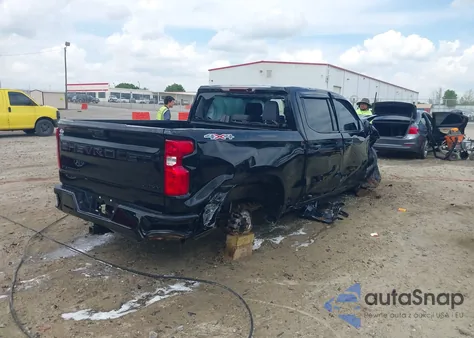 2022 Chevrolet Silverado 1500 4Wd Short Bed Custom из США, поврежденный, VIN 1GCPDBEK1NZ559844